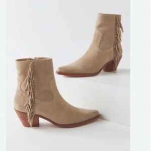 FL Matisse Footwear Jane Fringe Tassel Cowboy Hipster Nashville Party Ankle Boot